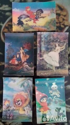 Переливные календарики СССР 1981-1988 гг