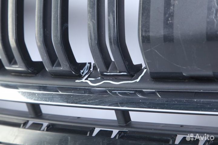 Решетка радиатора Skoda Kodiaq 1 NS7 до рестайлинг