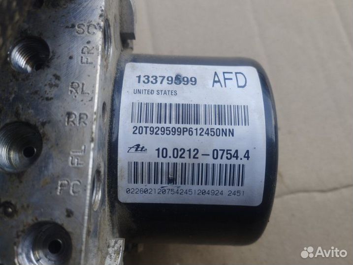 Блок ABS Opel Astra J хэтчбек A16XER 2011