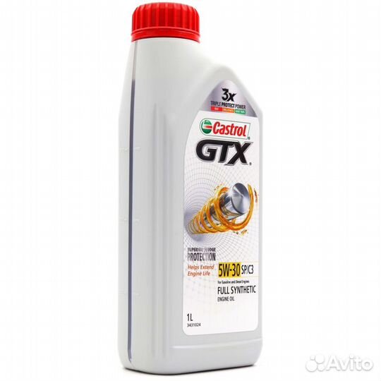 Масло моторное castrol GTX 5W-30 SP/C3 1л