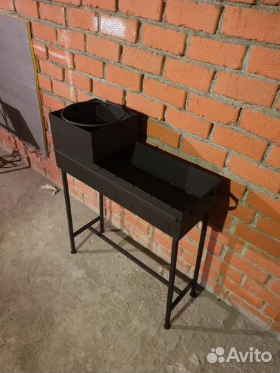 Мангал с кольцом под казан 3 мм