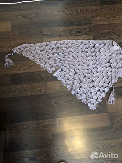 Шаль вязаная крючком