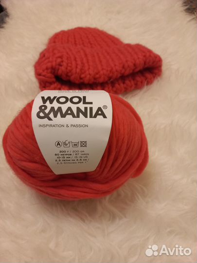 Пряжа для вязания Wool&mania перуанская шерсть