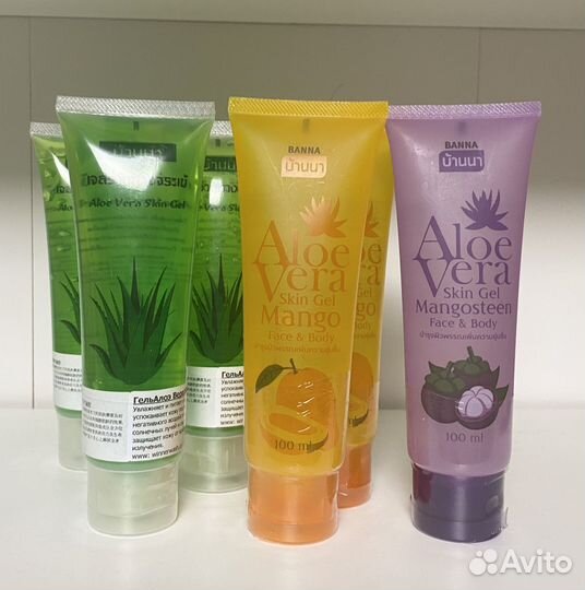 Гель алоэ вера в ассортименте из Таиланда