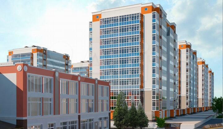 2-к. квартира, 61,4 м², 5/10 эт.