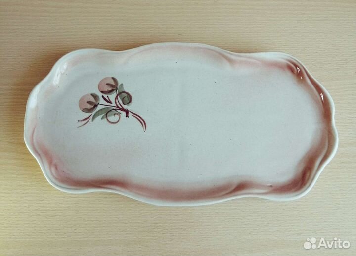 Блюдо большое сервировочное керамика новое