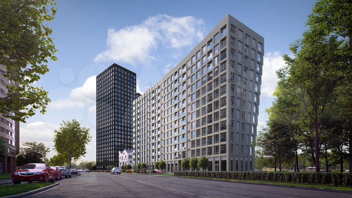 1-к. квартира, 42,9 м², 15/25 эт.