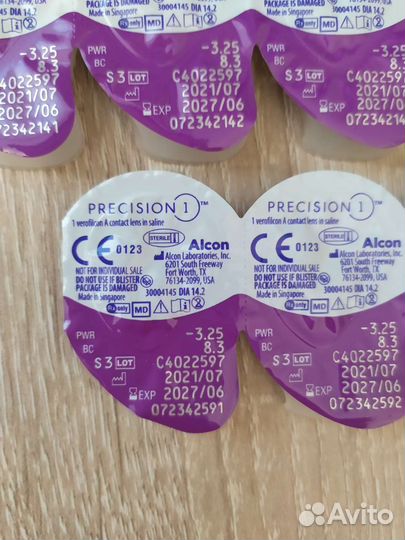 Контактные однодневные линзы -3.25 28 штук