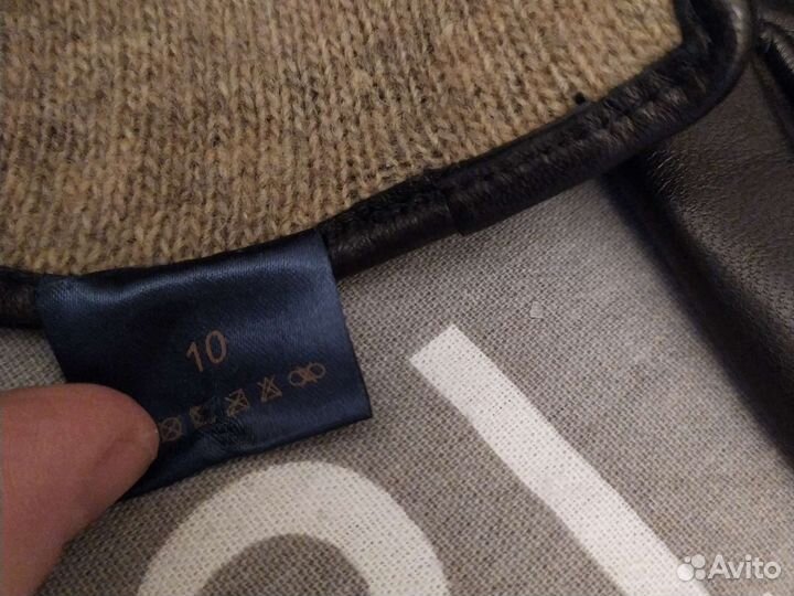 Мужские кожаные перчатки новые