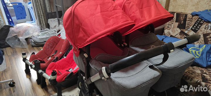 Bugaboo donkey duo 3 в 1 (коляска для близнецов)