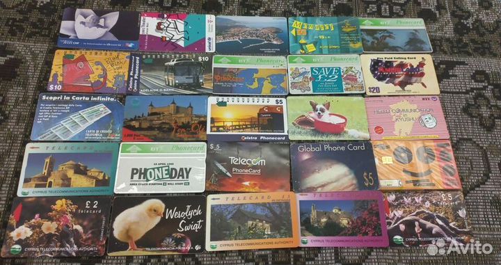 Коллекция таксофонных карточек