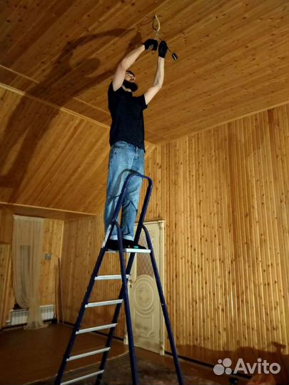 Установка Люстр