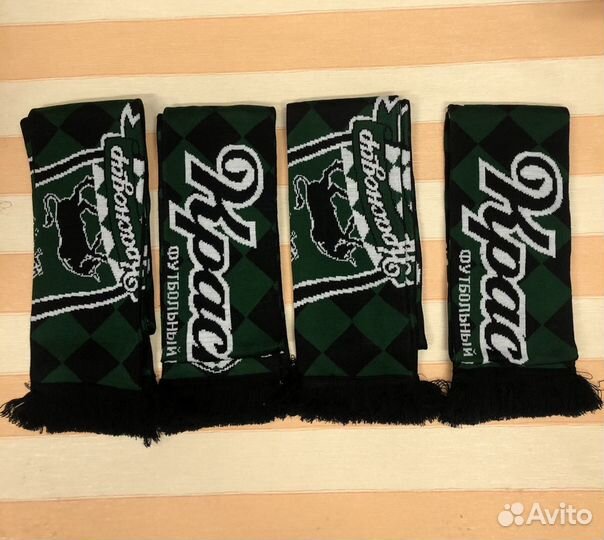 Шарфы болельщика фк Краснодар,отличного качества