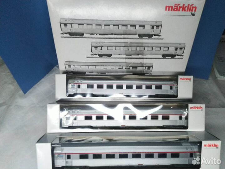 Набор пассажирских вагонов marklin 1/87