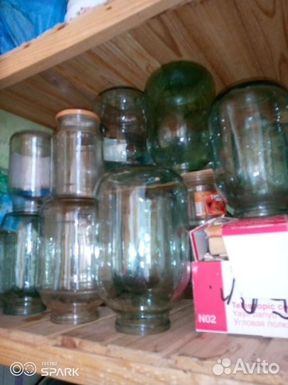 Банки стеклянные разной емкости