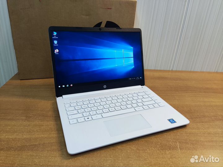 Новый 4х ядерный ноутбук HP 14s intel/SSD/FullHD