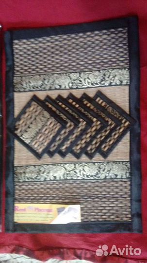 Салфетки сервировочные для суши на 6персон