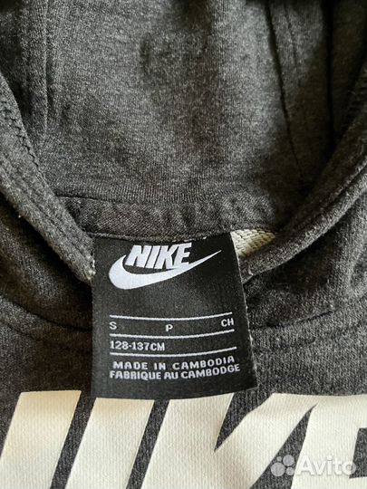 Худи, свитшот, толстовка Nike,для девочки 128-140