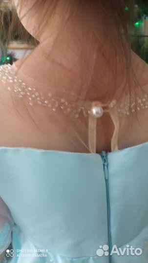 Шикарное платье Снежинка 92-104