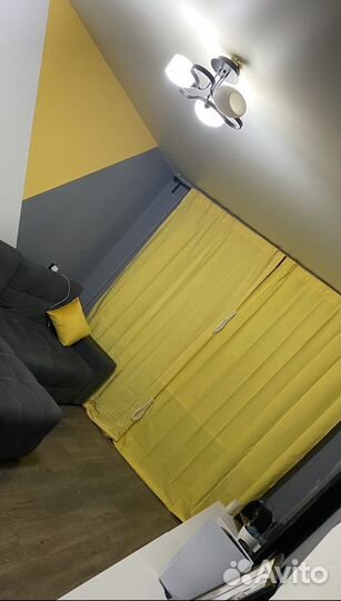 Шторы желтые