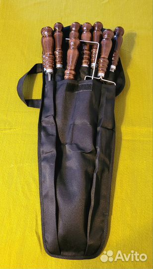 Подарочный набор шампуров в чехле