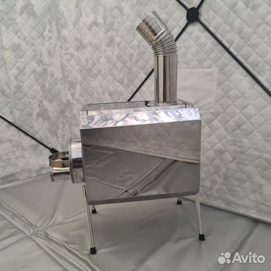 Печь дровяная для зимней палатки Турист на 25 л