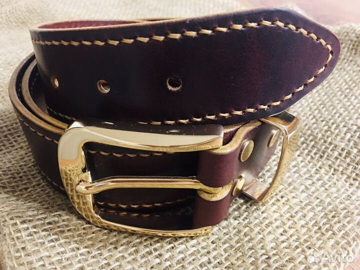 Ремень кожаный