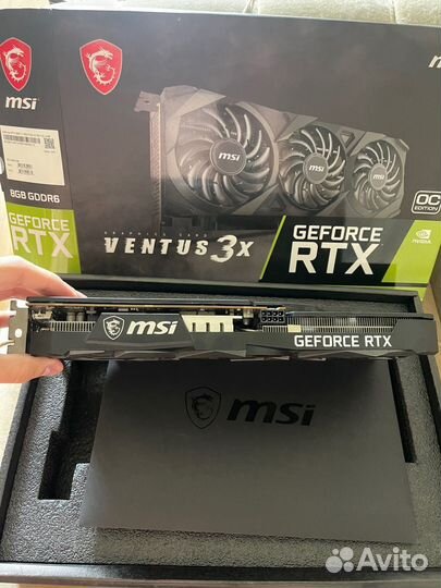 Видеокарта rtx3060ti msi 3x