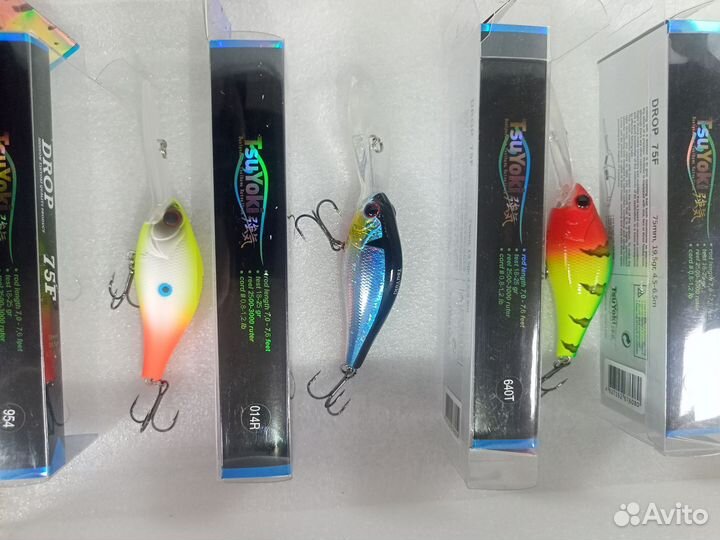 Воблер для троллинга Tsuyoki Drop 75F