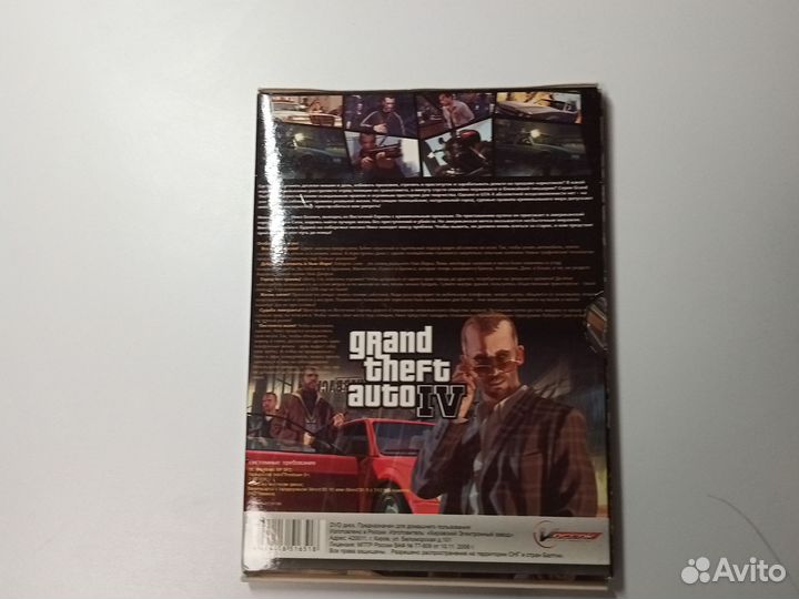Grand theft auto 4 ретро диск