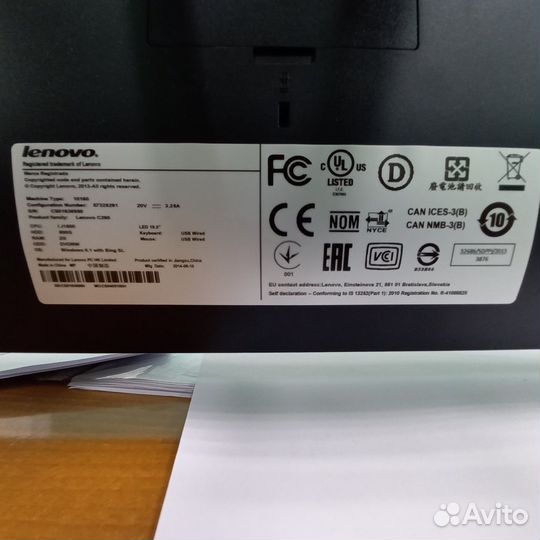 Моноблок lenovo c260