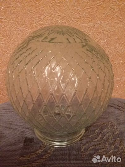 Плафоны стеклянные и фонарь СССР