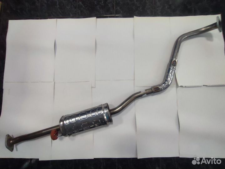 Глушитель Hyundai Solaris Kia RIO Солярис Киа Рио