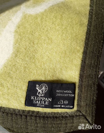 Одеяло Klippan из эко-шерсти