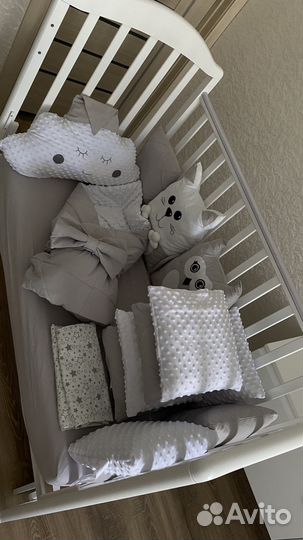 Бортики в детскую кроватку