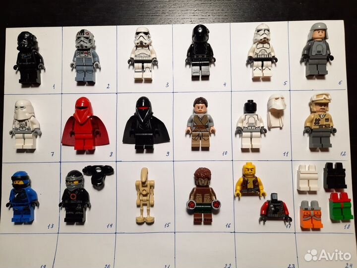 Lego фигурки, аксессуары и постройки. Оригинал