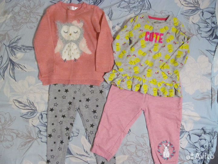 Вещи пакетом на девочку 86-92