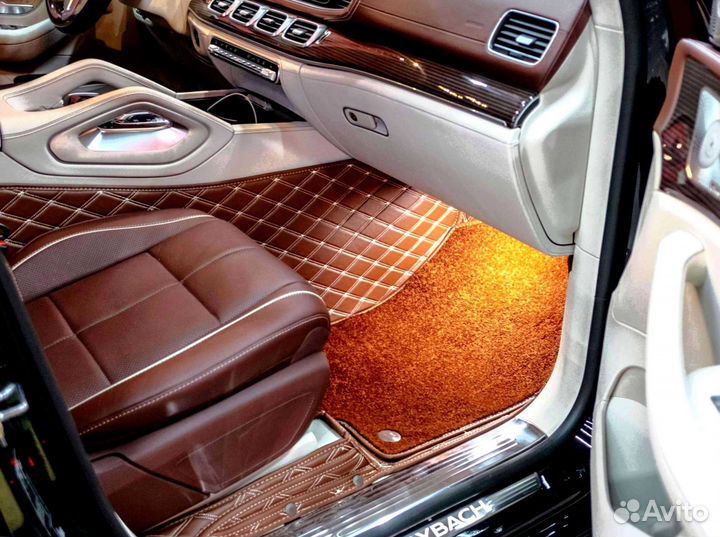 Автоковрики на Mercedes-Benz GLS-Maybach 2021г