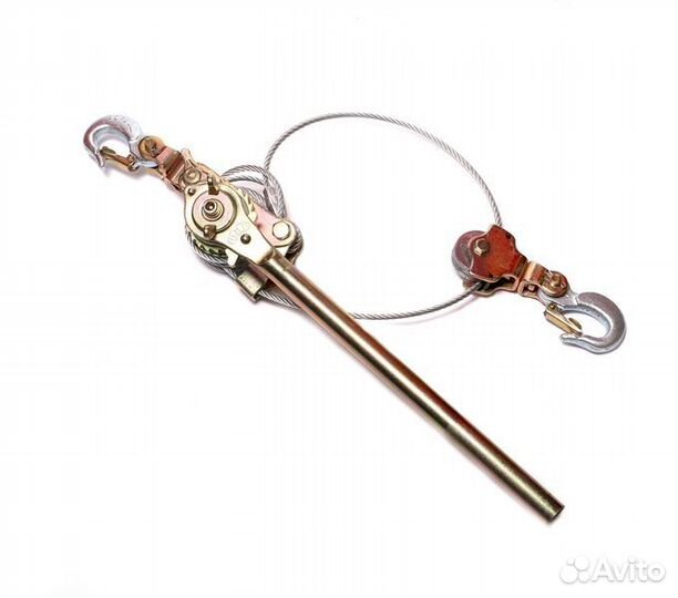 Лебедка рычажная 2т (диаметр троса - 5.5мм, длина