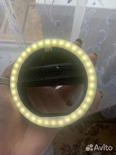 Кольцо для селфи на прищепке