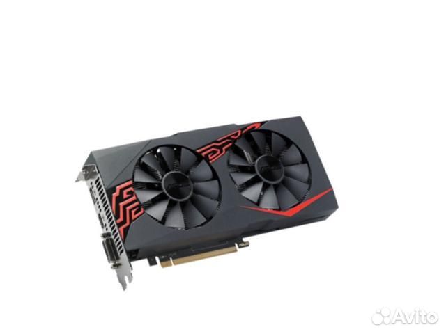 Asus EX-RX580 2048 SP-8G, 8 Гб, 256Bit, DDR5, DVI