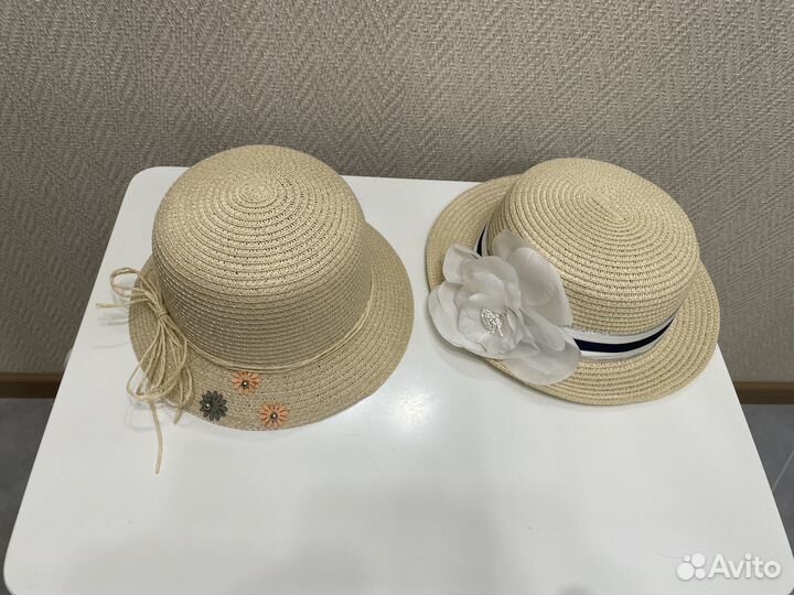 Соломенная шляпа детская (54)