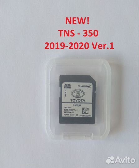 2020 SD карта навигации Toyota TNS 350 2019/2020г