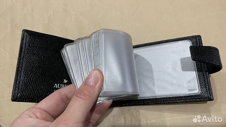 Визитница натуральная кожа 20 карт