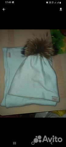 Комплект шапка и снуд