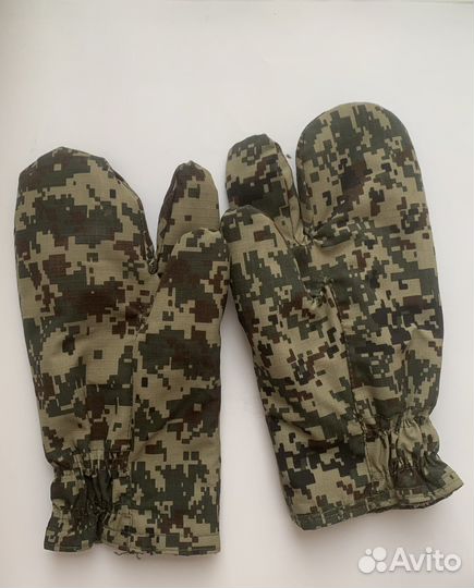 Перчатки-варежки камо