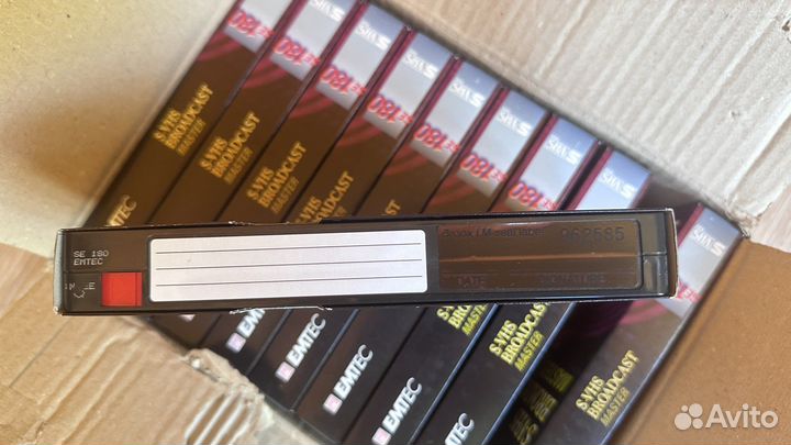 Emtec. Видеокассеты S-VHS se180. Новые