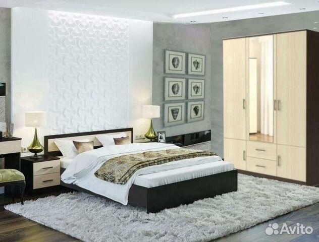 Спальный гарнитур с матрасом Рефрен-05 (новый)