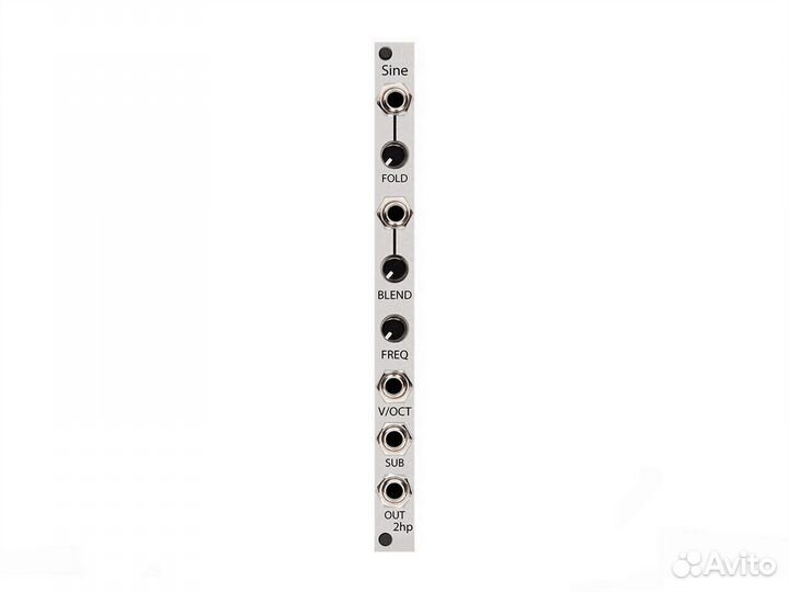 2hp Sine Silver Eurorack модуль