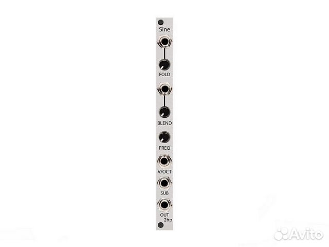 2hp Sine Silver Eurorack модуль
